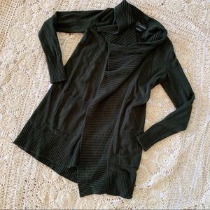 Bloomingdales cashmere cardigan green